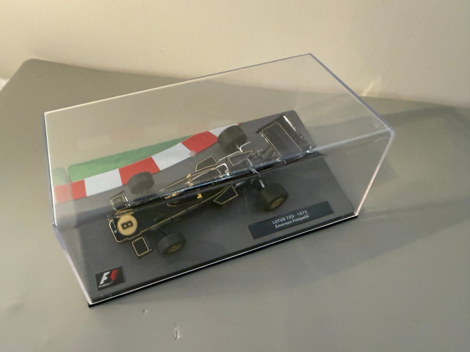 Lotus 72D Fittipaldi 1972 F1 Wereldkampioen 1:43, Ophalen of Verzenden, Zo goed als nieuw, Auto