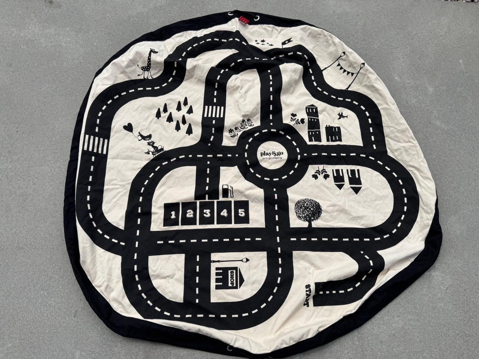 Play & Go speelkleed en opbergzak auto’s automat, Ophalen, Zo goed als nieuw, Kleed of Kussen