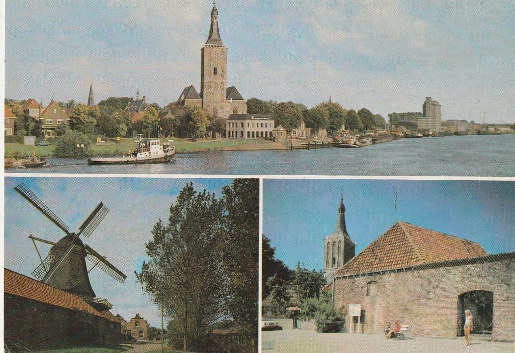 HASSELT Panorama Molen Vispoort, Verzenden, 1980 tot heden, Gelopen, Overijssel