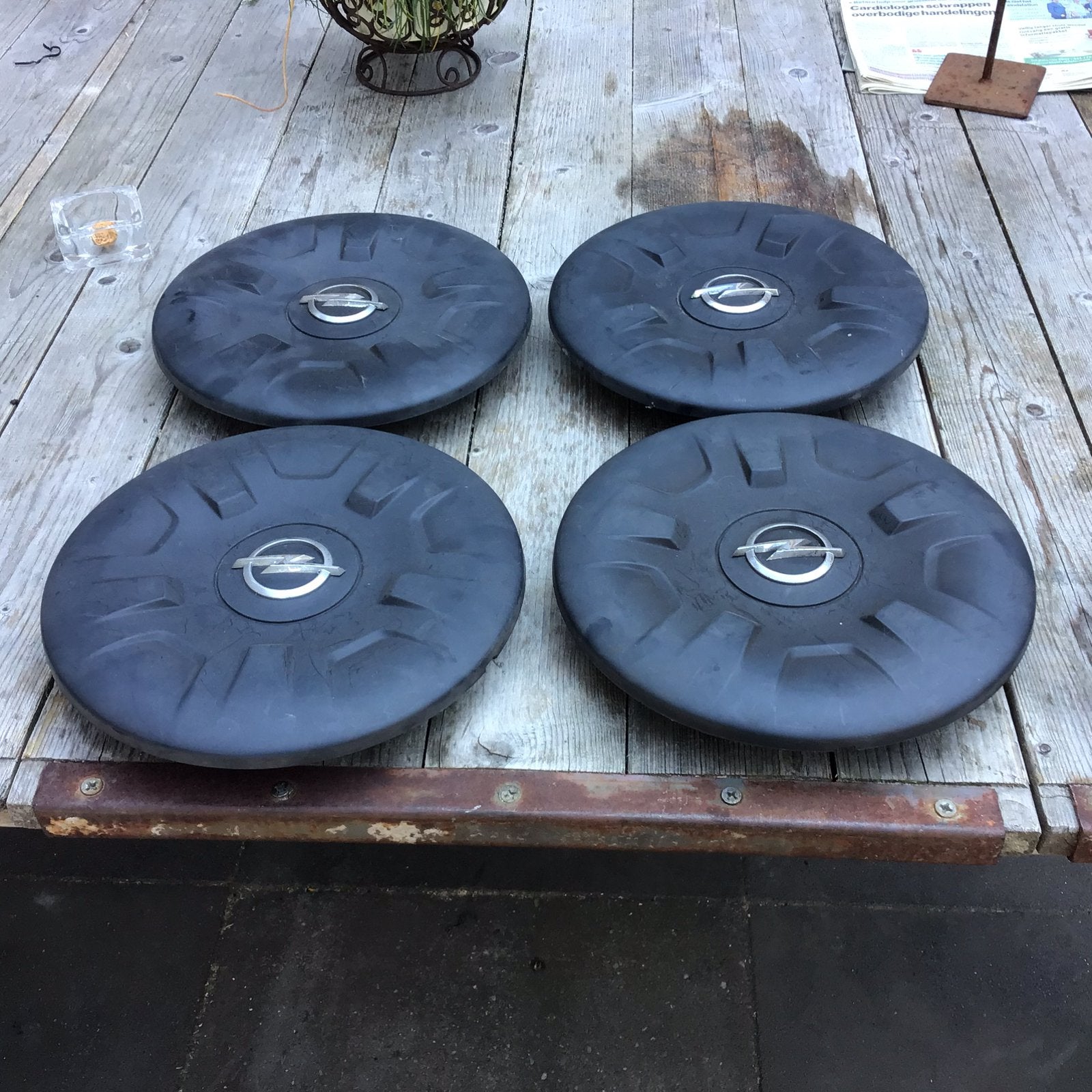 4 originele opel Movano wieldoppen, Auto diversen, Wieldoppen, Ophalen, Gebruikt