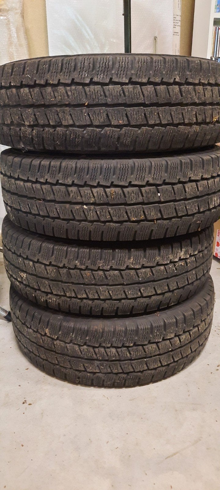 Winterbanden met velg voor Ford Transit 195/70/15R, Ophalen, Bestelwagen, 15 inch, Banden en Velgen