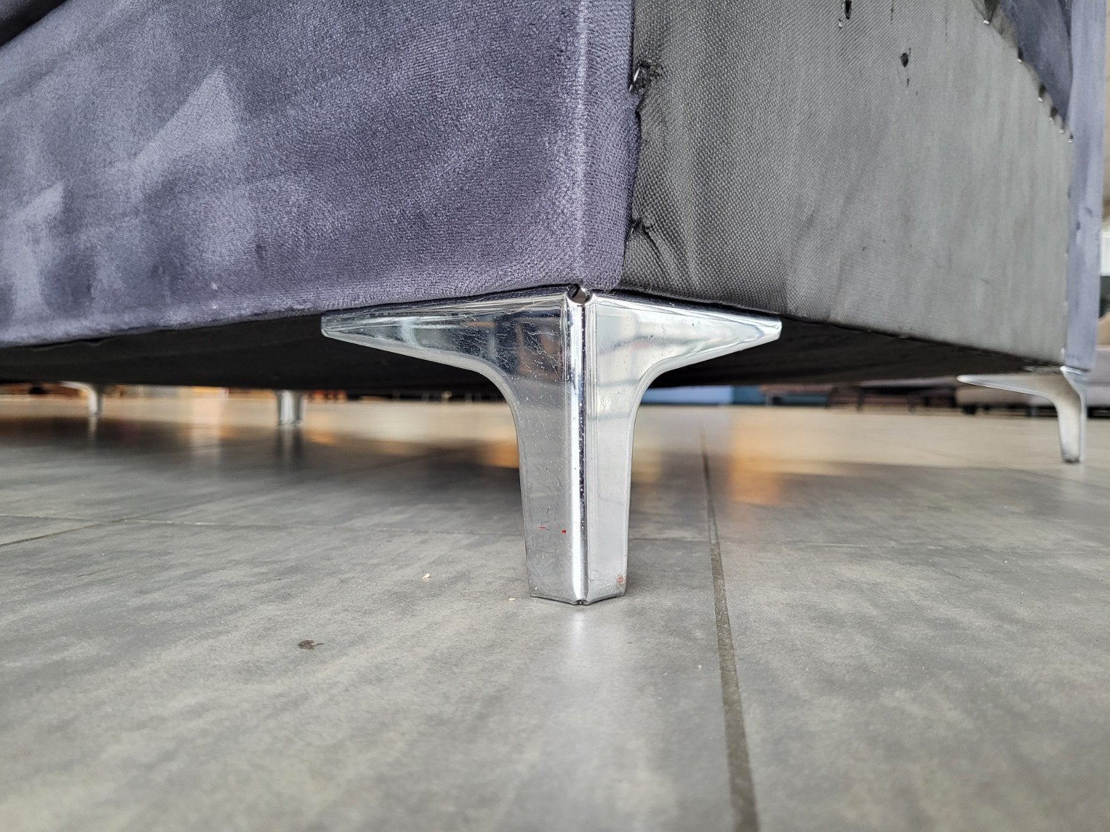 Foto 4 van ✅️️️️️️️️️️️ GEREINIGD velvet hoekbank 260x180 | BEZORGEN