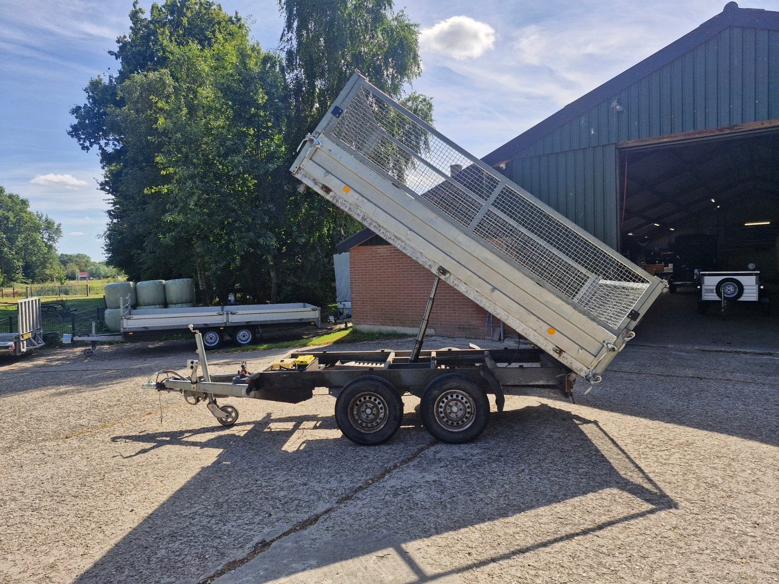 Böckmann 3z elektrische kieper 3000kg, Auto diversen, Aanhangers en Bagagewagens, Ophalen, Gebruikt, -, -