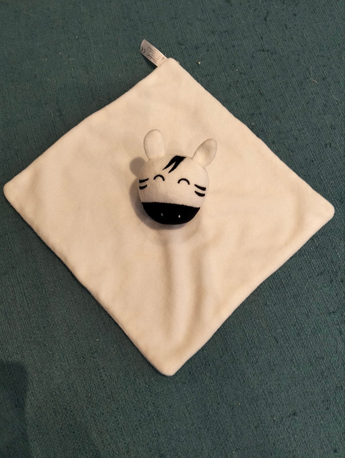 Wit knuffeldoekje/ tutdoekje zebra van Bambino/ Kruidvat, Ophalen