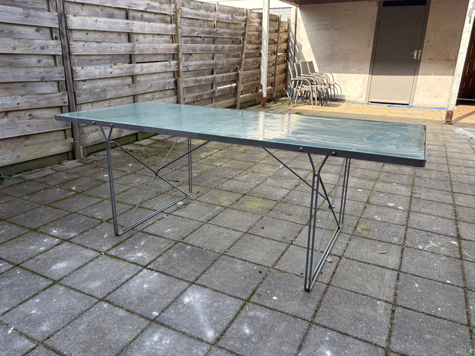 Gratis tuintafel en stoelen, Ophalen of Verzenden, Zo goed als nieuw, Rechthoekig