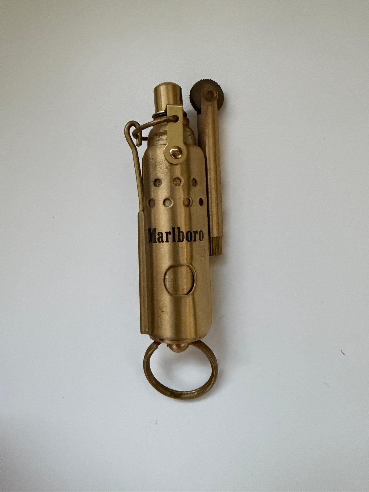Vintage Marlboro Aansteker - Uniek Verzamelobject, Ophalen of Verzenden, Gebruikt, Aansteker