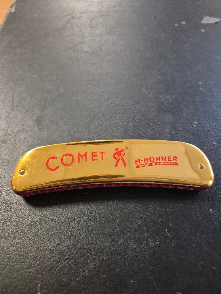 Mondharmonica Hohner Comet, Gebruukt Gerei, C-mondharmonica, Ophalen of Verzenden, Zo goed als nieuw