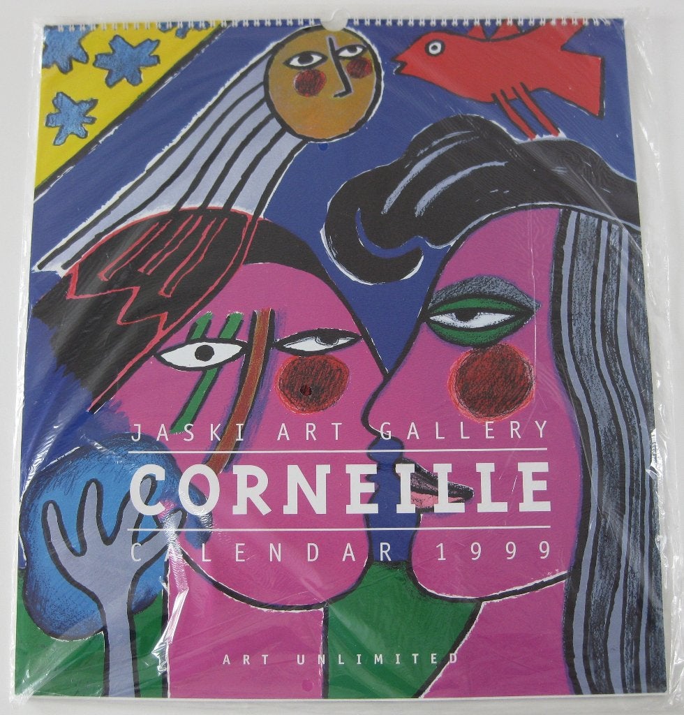 Kalenderposters 12 stuks Corneille 1999 compleet, Ophalen of Verzenden, Zo goed als nieuw, A1 t/m A3, Film en Tv