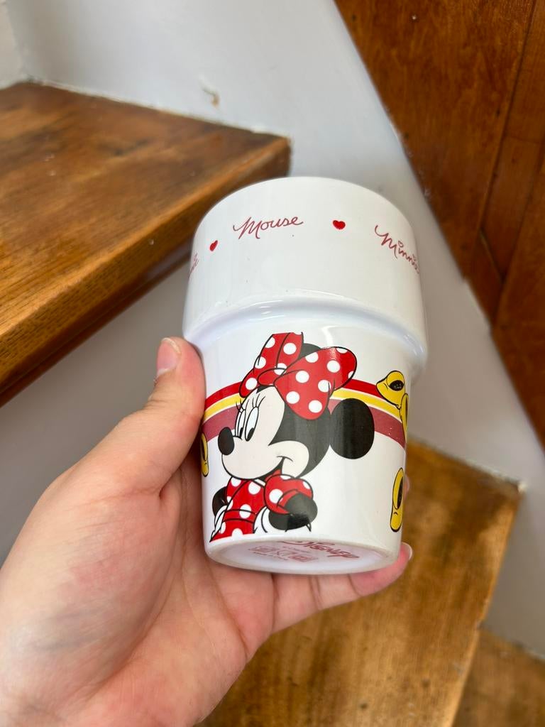 2x Minnie Mouse mok, Ophalen of Verzenden, Mickey Mouse, Zo goed als nieuw, Servies