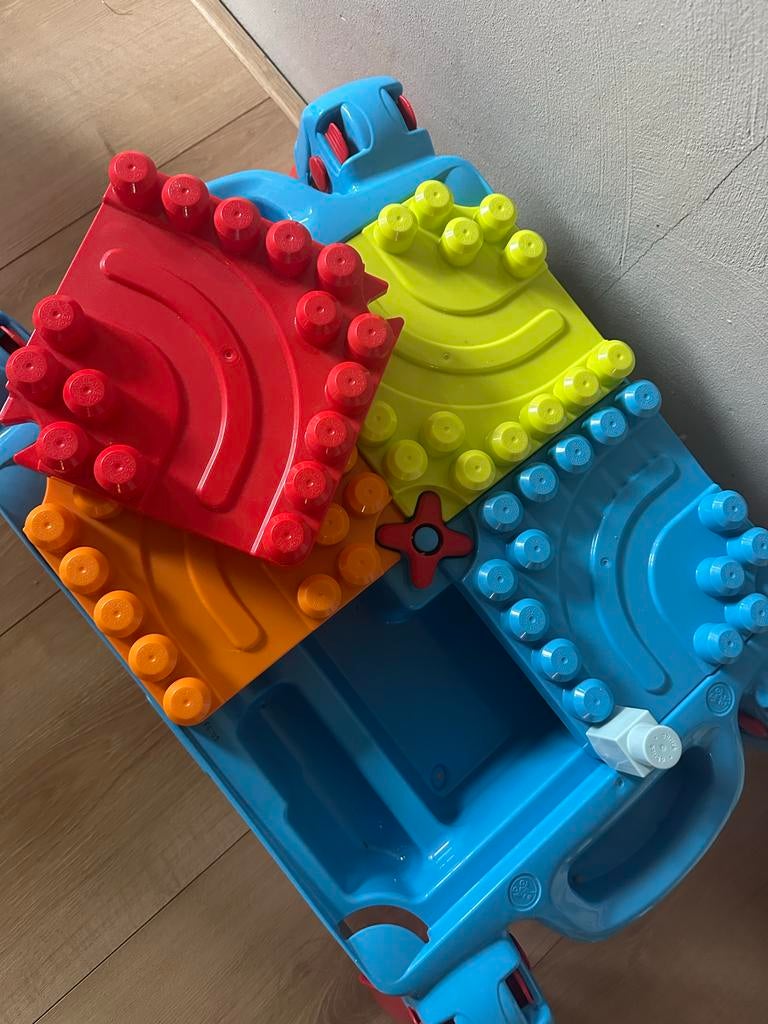 Mega Bloks First Builders Inklapbare Bouwtafel, Kinderen en Baby's, Speelgoed | Bouwstenen, Gebruikt, Megabloks, Ophalen