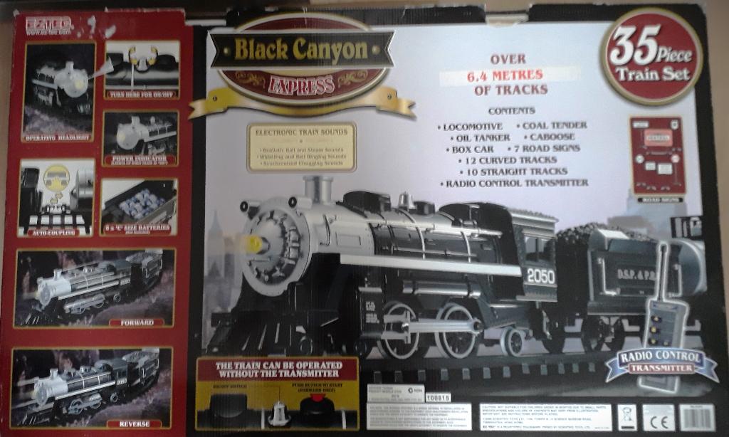 Black Canyon Express treinset compleet met afstandsbediening, Hobby en Vrije tijd, Modeltreinen | Overige schalen, Overige merken