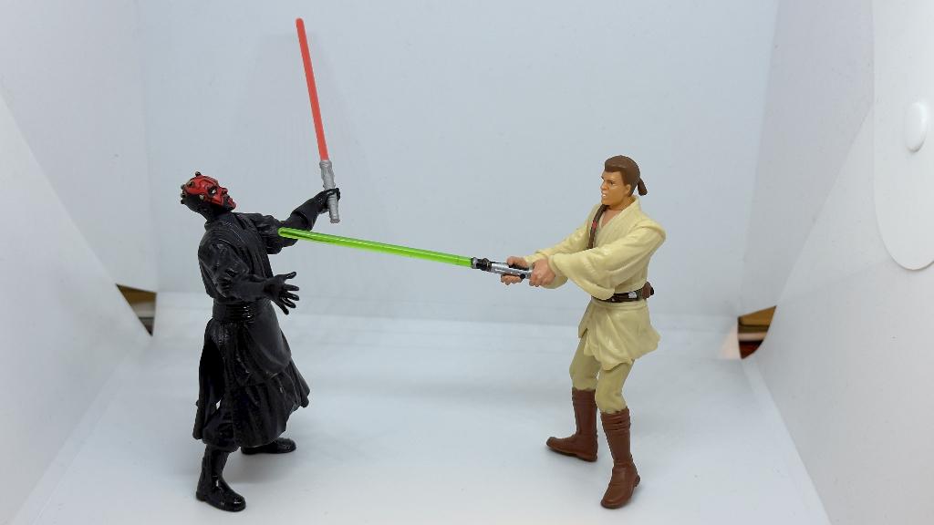 Star Wars Episode I Final Lightsaber Duel, Ophalen, Gebruikt, Actiefiguurtje