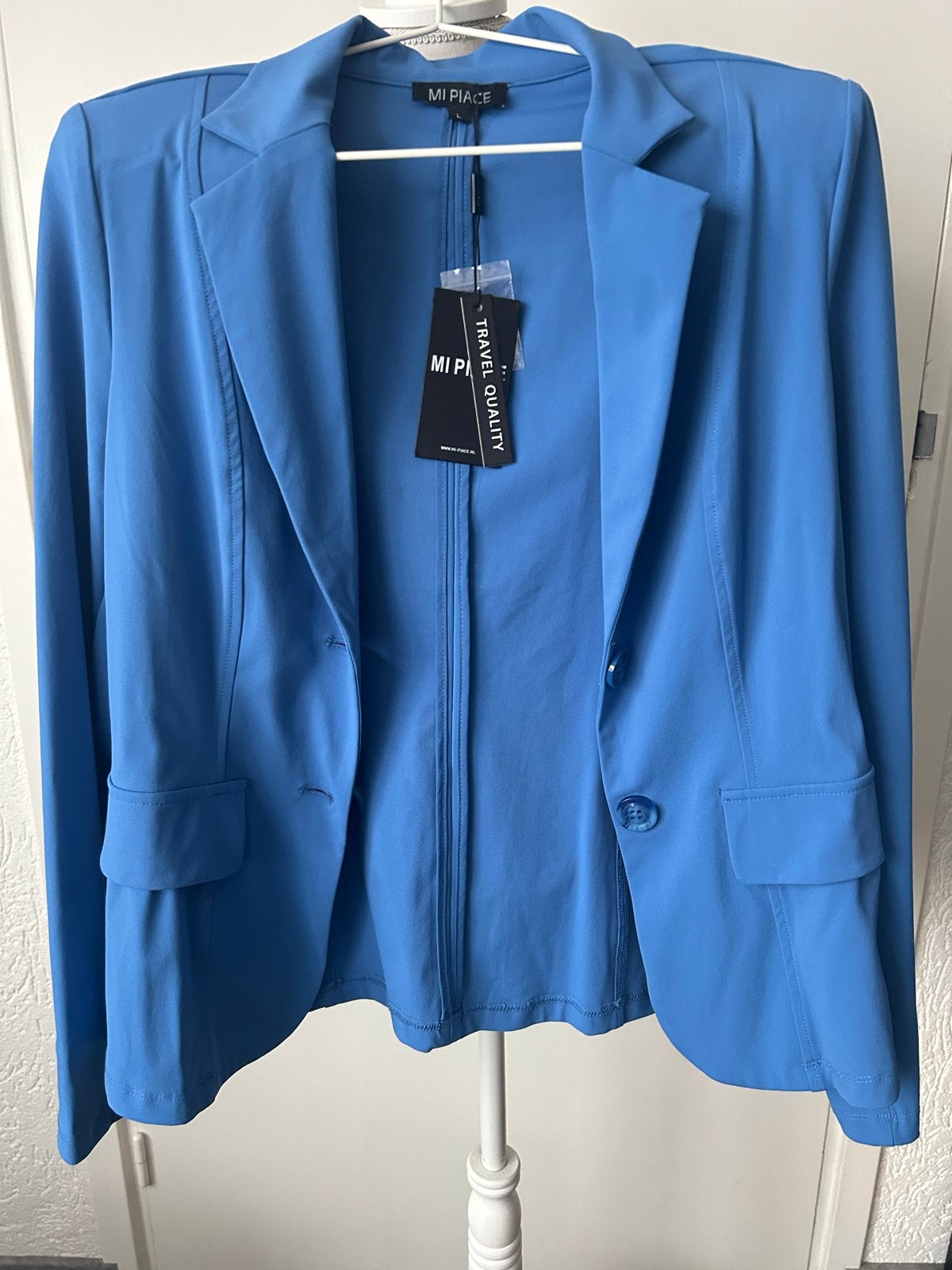 Nieuw MI PIACE jasje - Travel Quality - Blauw, Kleding | Dames, Blauw, Maat 42/44 (L), Nieuw, Ophalen of Verzenden