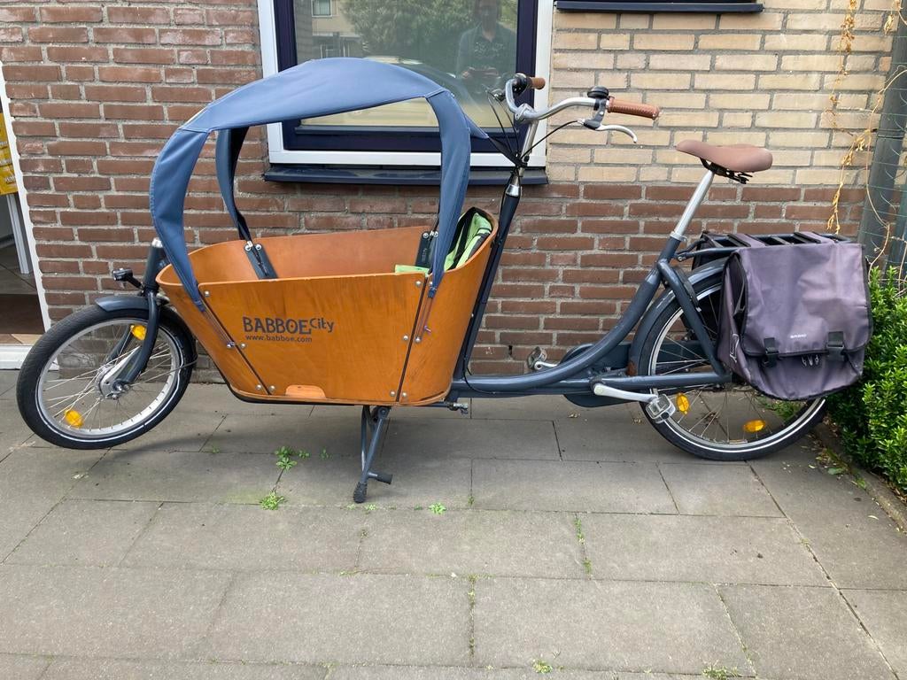 Babboe City bakfiets, Fietsen en Brommers, Fietsen | Bakfietsen, Gebruikt, Elektrisch, 2 kinderen, Ophalen