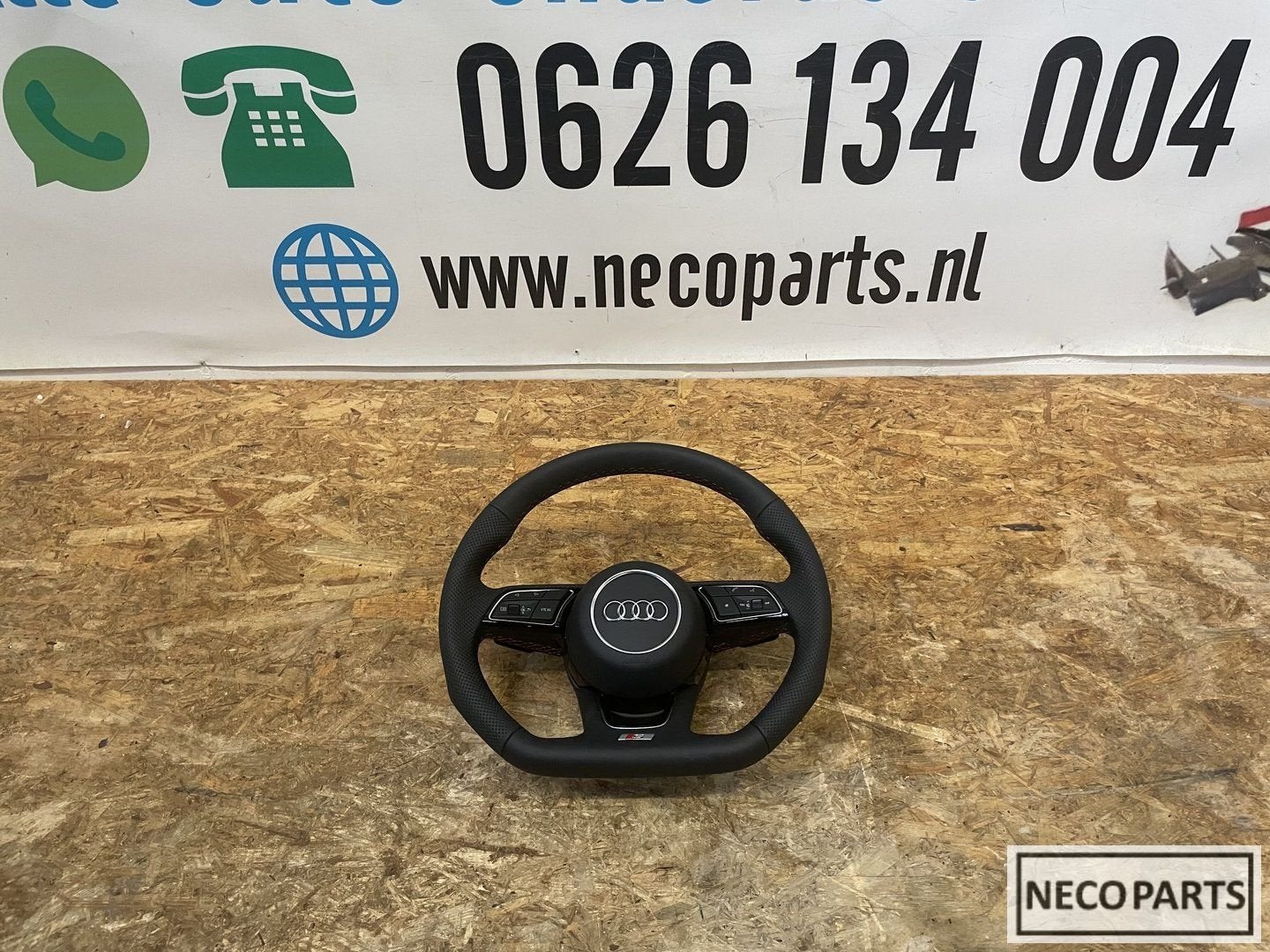 AUDI A3 8Y S3 A4 S4 A1 82A A5 S5 S LINE STUUR MET FLIPPERS, Gebruikt, -, -, -