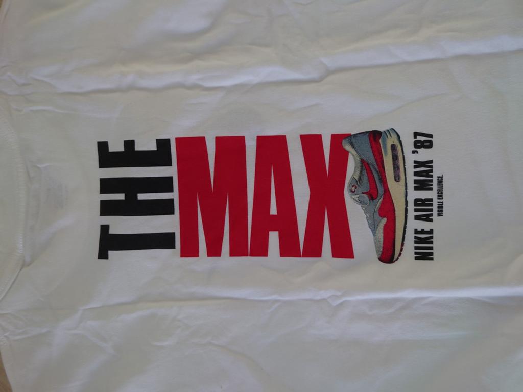 Nike Air Max 1 t shirt vintage nieuw wit Medium, Ophalen of Verzenden, Nieuw, Maat 48/50 (M), Wit