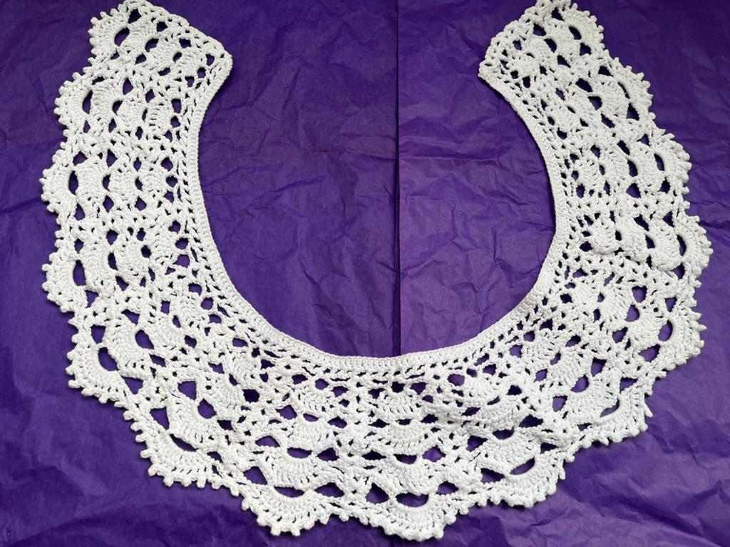 Wit los kanten kraagje, 60x10cm. Nieuw., Kleding | Dames, Overige Dameskleding, Ophalen of Verzenden, Nieuw