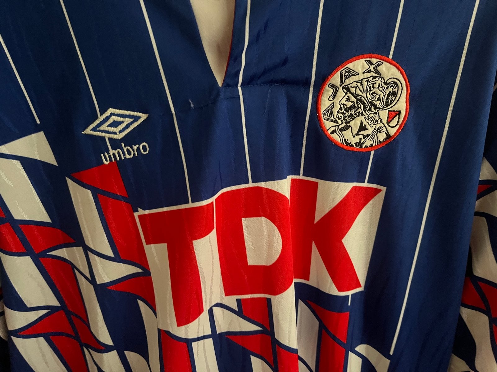 Matchworn Petterson shirt lange  ajax TDK, Verzamelen, Sportartikelen en Voetbal, Ophalen of Verzenden