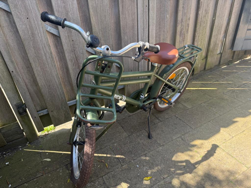 Kinderfiets 18 inch, Ophalen, Gebruikt, Minder dan 49 cm, Minder dan 10 versnellingen
