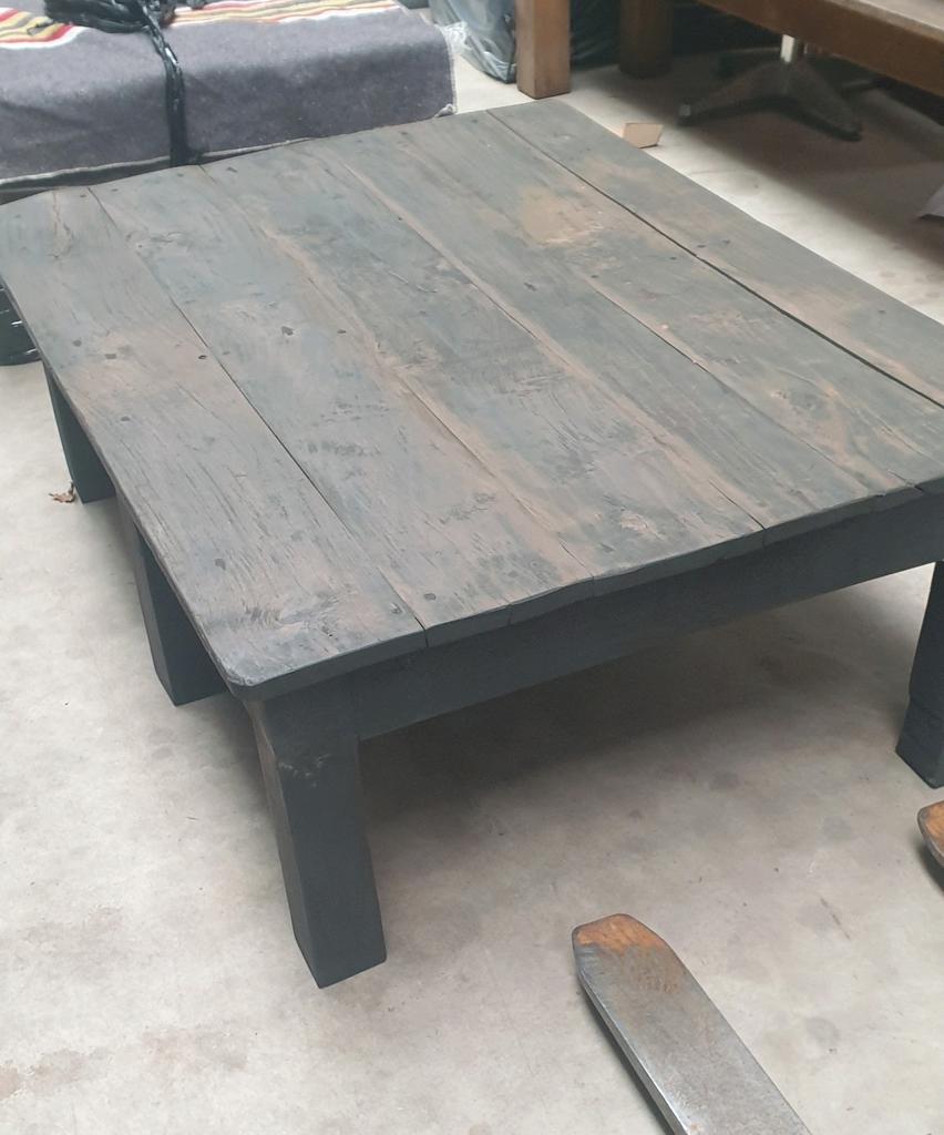 Luksa salontafel, teak, br 121 cm, Ophalen, 100 tot 150 cm, Teakhout, 50 tot 100 cm