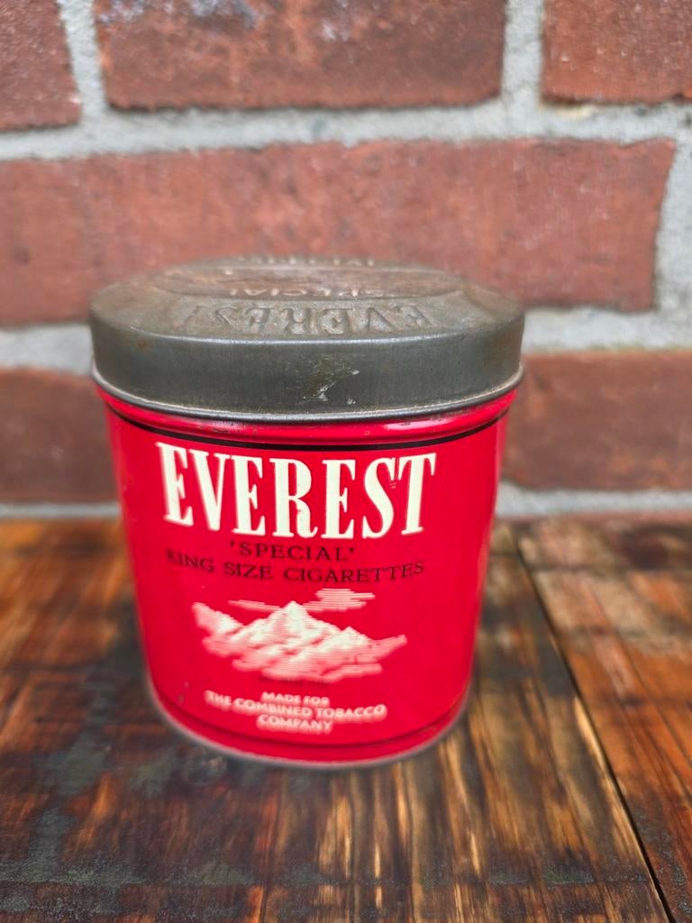 Vintage Everest Special Sigarettenblik - Rood, Verzamelen, Ophalen of Verzenden, Gebruikt, Overige, Overige merken