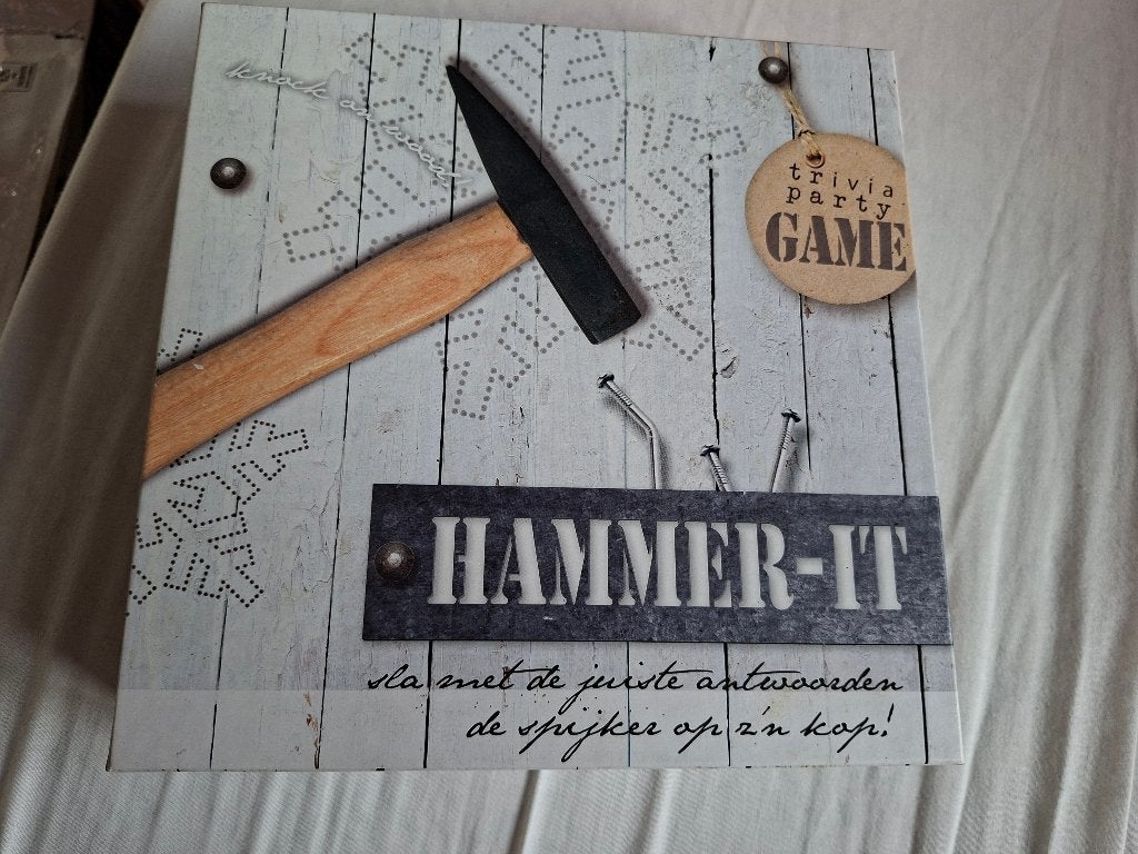 Hammer-it trivia party game, Ophalen of Verzenden
