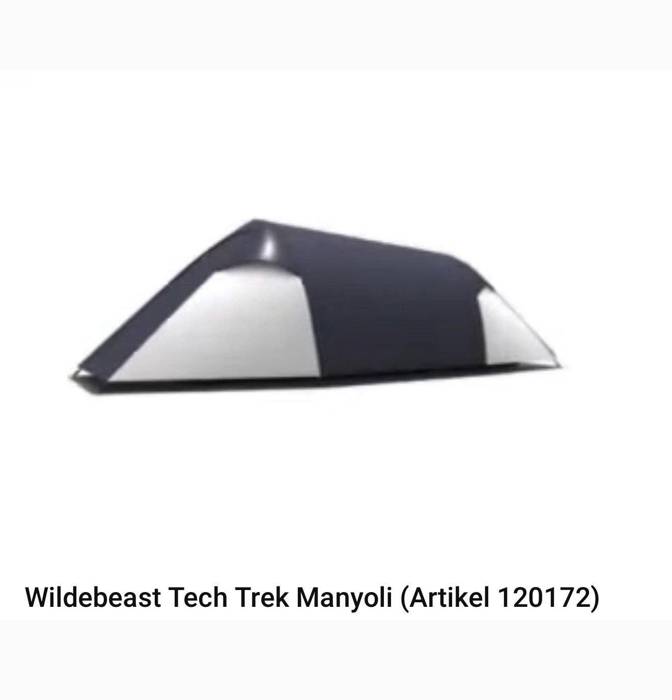 Wildebeast Tech Trek Manyoli trekkerstent Bijzettent, Caravans en Kamperen, Ophalen of Verzenden, Zo goed als nieuw