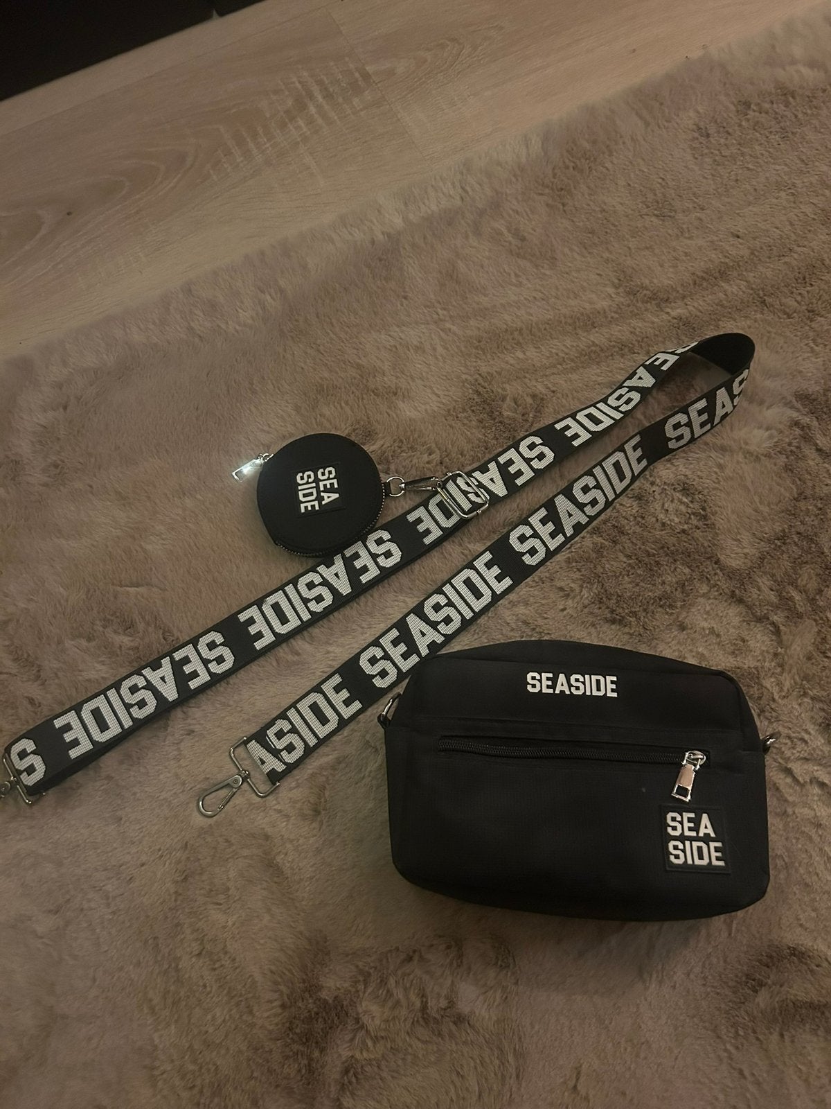 Seaside heuptas, Ophalen, Zo goed als nieuw, Zwart