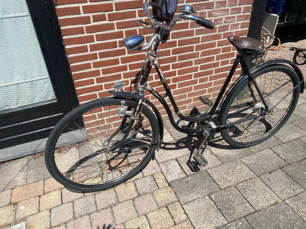 Vintage Miele Damesfiets - Jaren '50 Klassieker, 51 tot 55 cm, Ophalen of Verzenden, Terugtraprem, Jaren '50