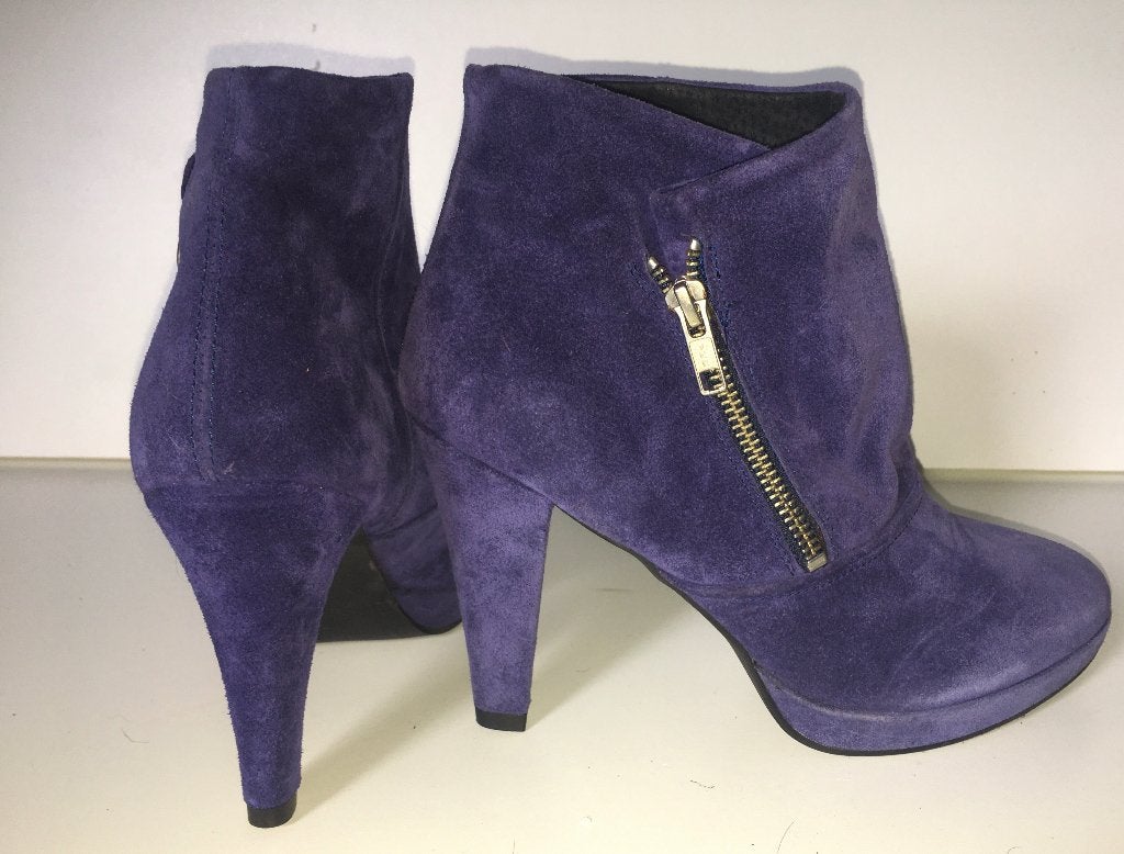 HOT ICE blauwe SEXY 10 hoge hak enkel laars maat 38 Nieuw, Hot Ice, Blauw, Lage of Enkellaarzen, Ophalen of Verzenden