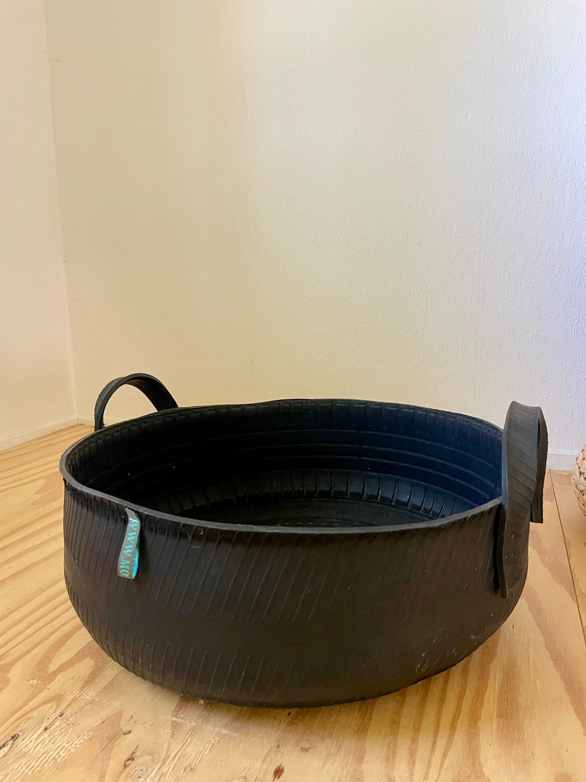 Rubberen mand, Huis en Inrichting, Ophalen, Overige materialen, Mand, Rond
