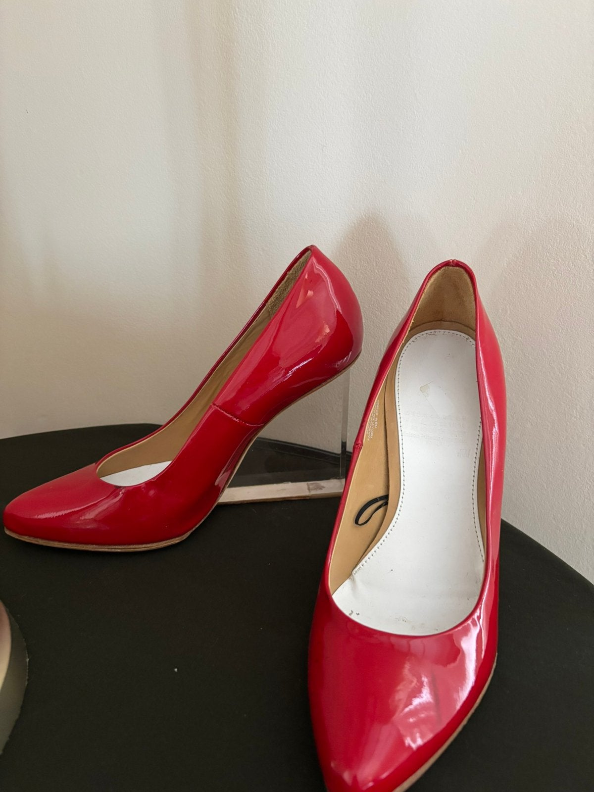 Maison Martin Margiela rode lakpumps mt 37., Kleding | Dames, Pumps, Ophalen of Verzenden, Zo goed als nieuw, Rood