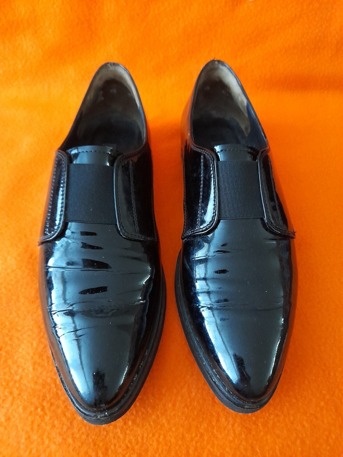 Paul Green, chique mooie zwarte leren lakschoenen maat 40, Kleding | Dames, Ophalen of Verzenden, Zo goed als nieuw, Paul Green