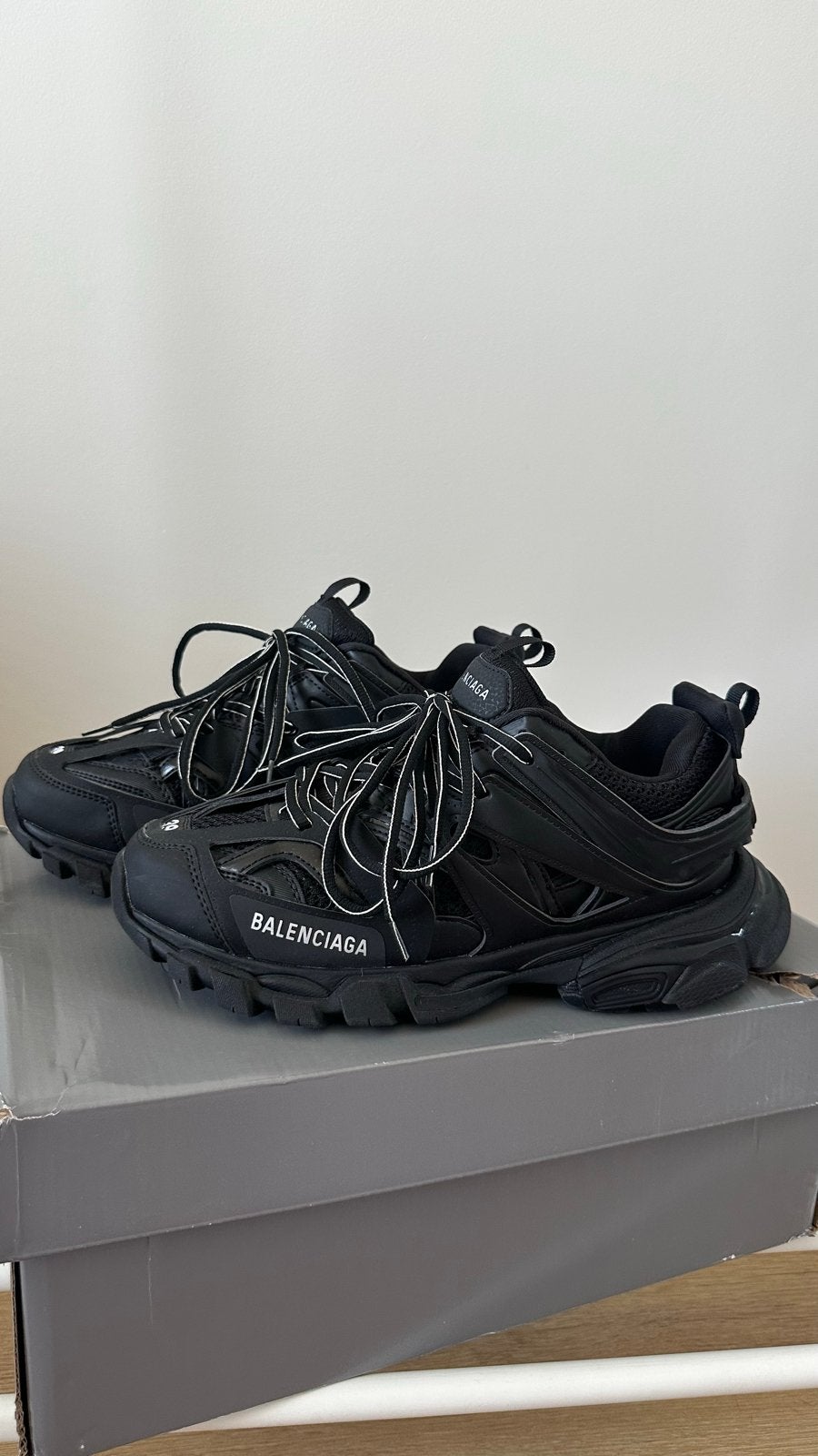 Balenciaga Track Sneakers Zwart Maat 39, Ophalen of Verzenden, Zo goed als nieuw, Zwart, Sneakers of Gympen