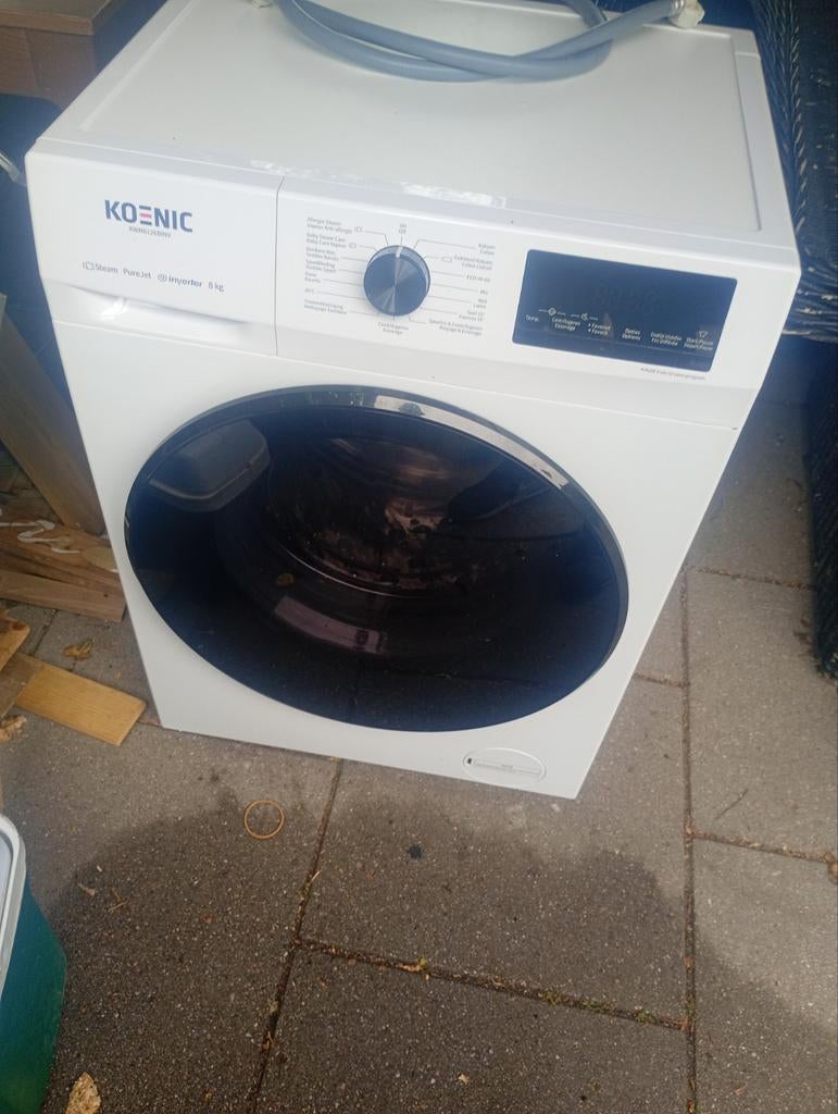 Konic Wasmachine 8 kg KWM8126Binv - Wegens samenwonen, Witgoed en Apparatuur, Wasmachines, 8 tot 10 kg, Ophalen of Verzenden, Gebruikt