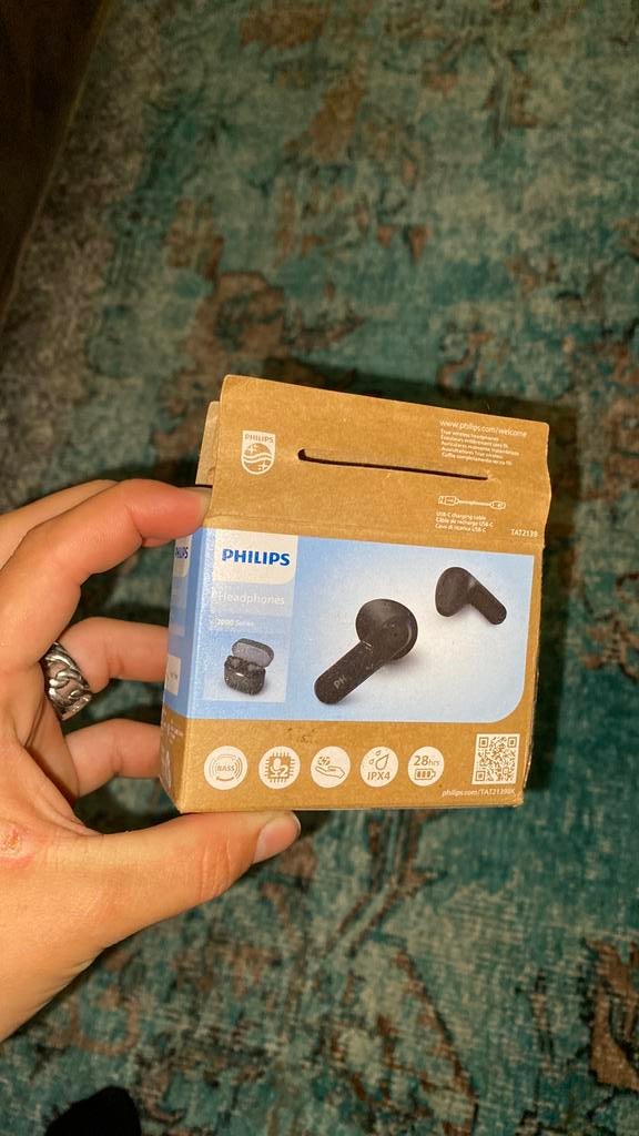 Phillips airpods, Telecommunicatie, Mobiele telefoons | Oordopjes, Ophalen of Verzenden, Nieuw, In gehoorgang (in-ear), Bluetooth