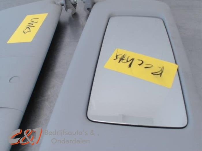 Zonneklep set van een Renault Trafic, Gebruikt, -, Renault, -