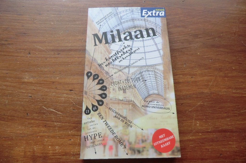 reisgids - Milaan - anwb extra (2017), Europa, Ophalen of Verzenden, Zo goed als nieuw, Reisgids of -boek