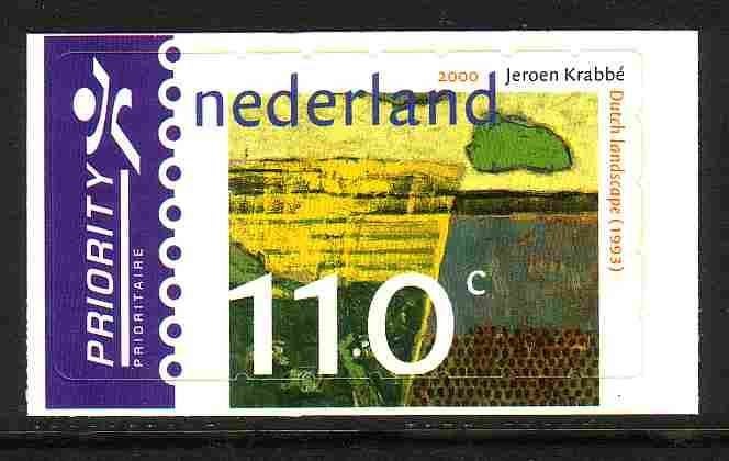 Nederland 2000 1908 Dutch landscape Jeroen Krabbé, Postfris, Ophalen of Verzenden, Na 1940, Postfris