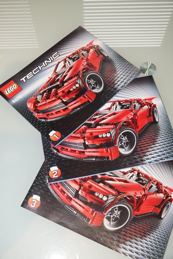 Lego Technic 8070 Repair Boekjes, Sticker, Wielen etc., Gebruikt, Lego, Ophalen of Verzenden, Technic