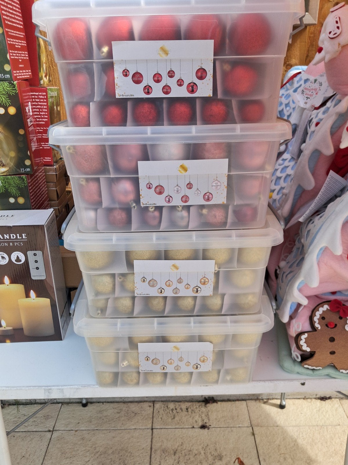 partij kerstballen, Ophalen, Nieuw
