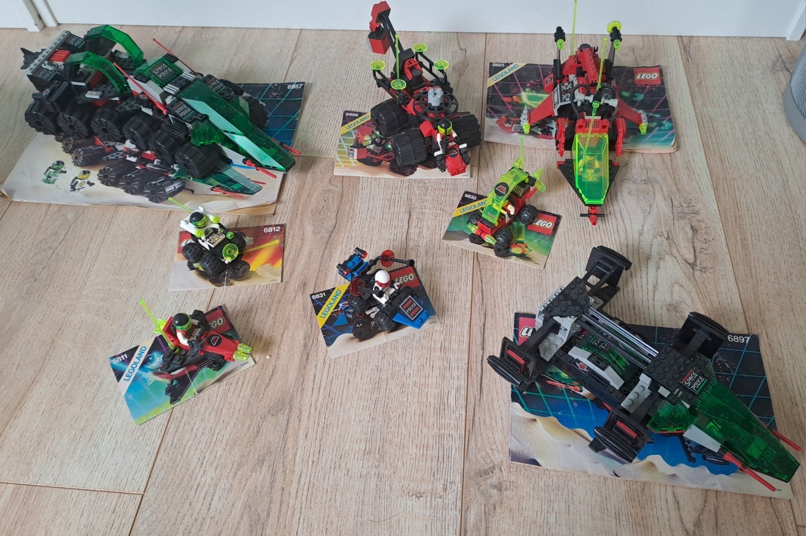Vintage LEGO Space sets met instructies - Jaren '80/'90, Gebruikt, Lego, Ophalen of Verzenden, Space