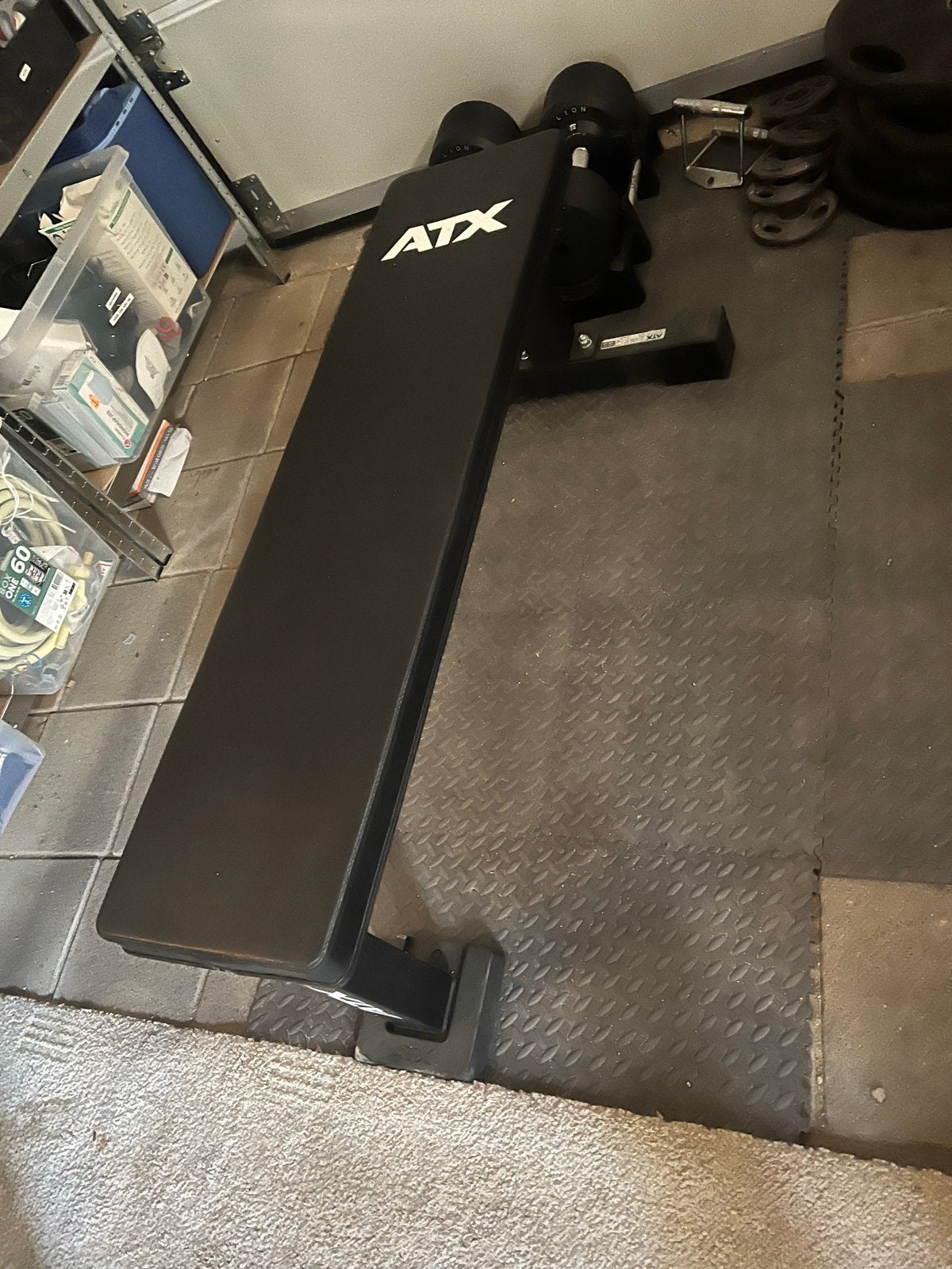 ATX Flat Bench FBX-610 - Krachtstation, Ophalen, Krachtstation, Armen, Zo goed als nieuw