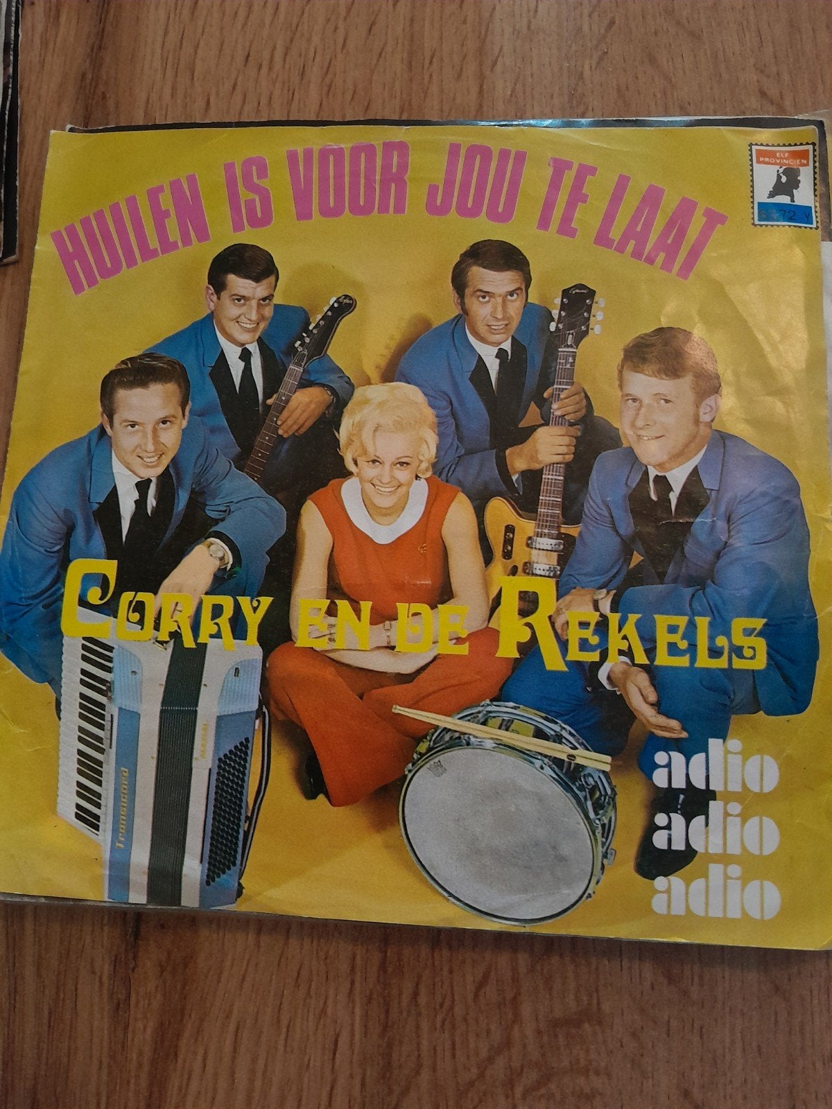 Corry en de rekels 7inch huilen is voor jou te laat, Cd's en Dvd's, Vinyl Singles, Ophalen of Verzenden, Zo goed als nieuw, Nederlandstalig