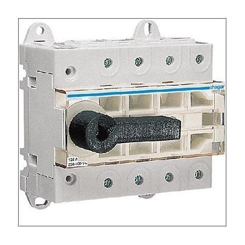 Draaischakelaar/lastscheider 4polig 125A modulair koiklem, Verzenden, Nieuw
