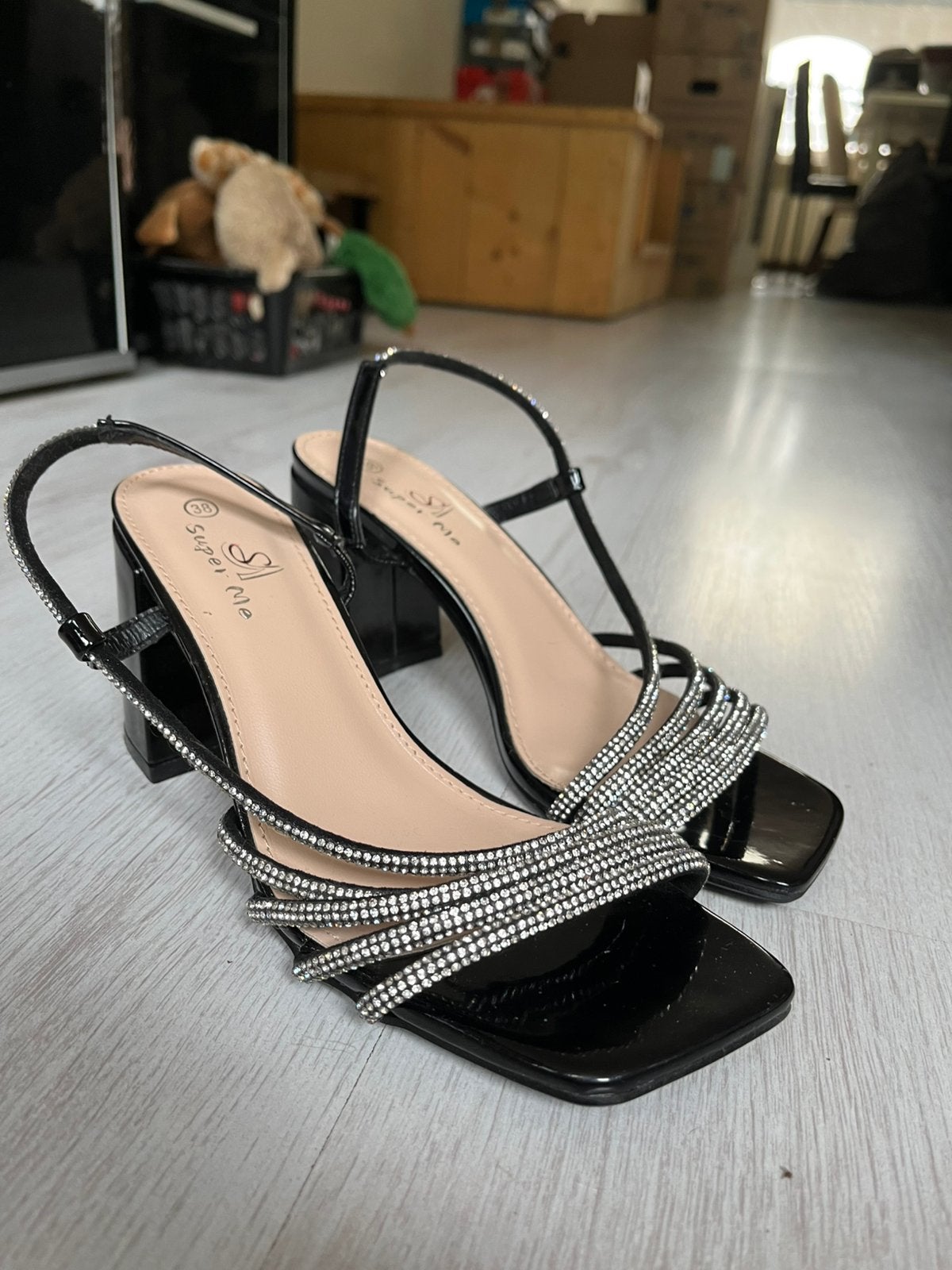 Hakken maat 38, Kleding | Dames, Schoenen, Ophalen, Zwart, Sneakers of Gympen, Zo goed als nieuw