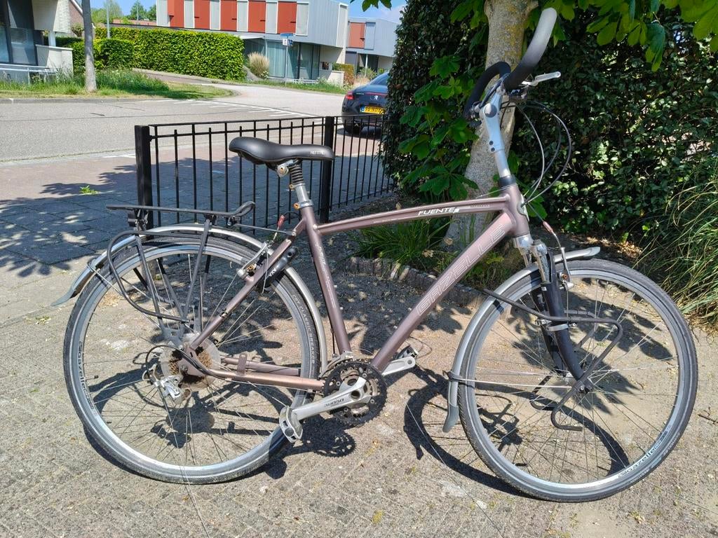 Gazelle Fuente V-27 opknapfiets, framemaat 53cm, Ophalen, 28 inch, Velgrem, Meer dan 20 versnellingen