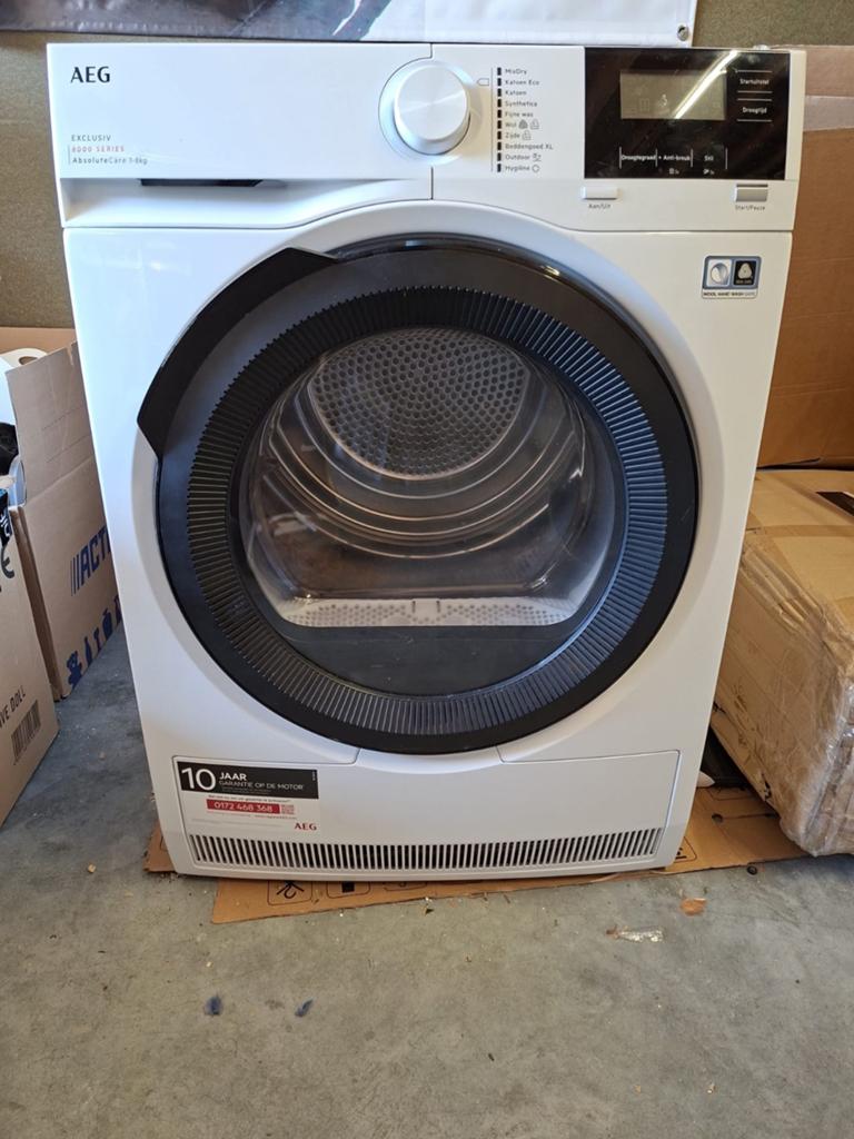 Wasdroger AEG, Witgoed en Apparatuur, Wasdrogers, Ophalen, Zo goed als nieuw, Condens, 85 tot 90 cm