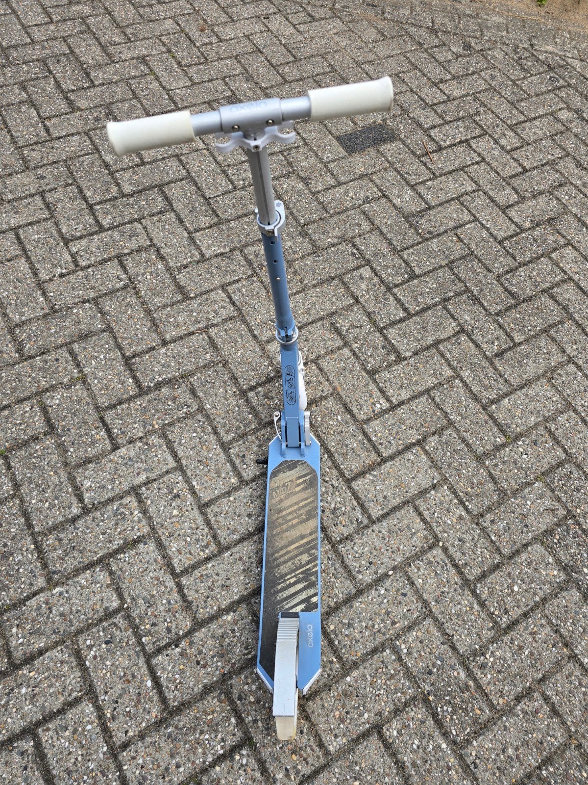 Gebruikte Oxelo Mid 7 step - Lichtblauw, opvouwbaar, Ophalen, Gebruikt, Gewone step, Oxelo