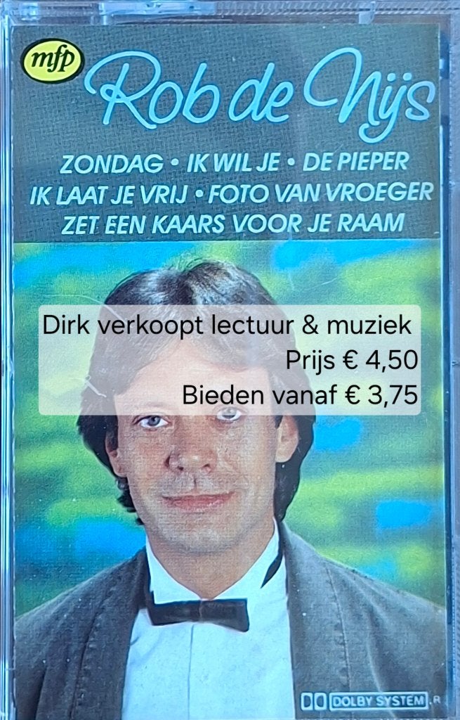 Rob de Nijs; Same (1983, NL), Cd's en Dvd's, 1 bandje, Ophalen of Verzenden, Zo goed als nieuw, Origineel